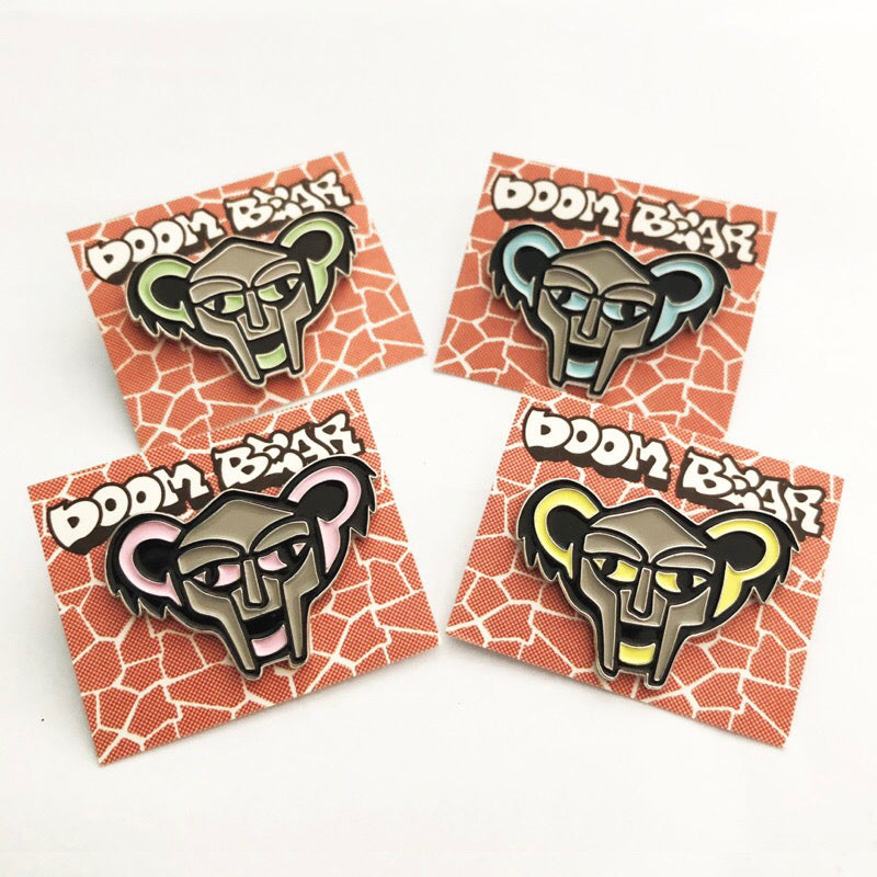 Abstract "DOOM BEAR PIN"